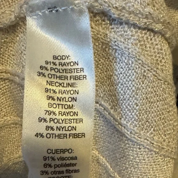 WHBM SHIMMER BOATNECK TOP - Picture 7 of 11